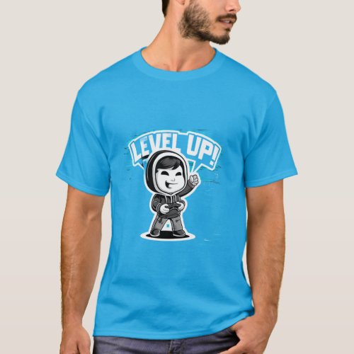  Level Up Your Style Gamer Tee T_Shirt
