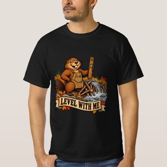 Level With Me | Gaming Lover Tee (Front)
