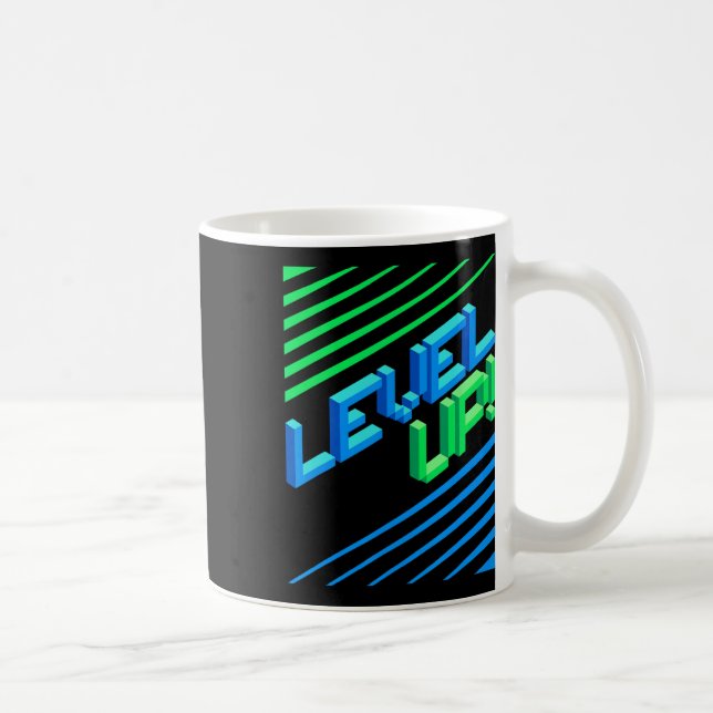 Level Your Game Up I Controller Ps5 Gaming  Coffee Mug (Right)