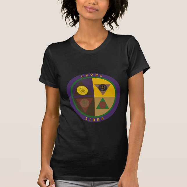 Leveled Libra T Shirt (Front)