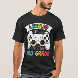 Leveled Up To 3rd Grade Complete The Level Game T-Shirt