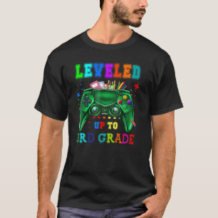 Leveled Up To 3rd Grade Gamer Back To School First T-Shirt