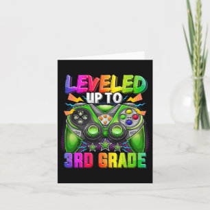 Leveled Up To 3rd Grade Gamer Ck To School First D Card