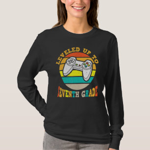 Leveled Up To 7th Grade Back To School Video Game T-Shirt