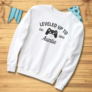 Leveled Up To Auntie Game Controller Sweatshirt