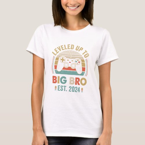 Leveled Up To Big Brother 2024 Video Game Promoted T_Shirt