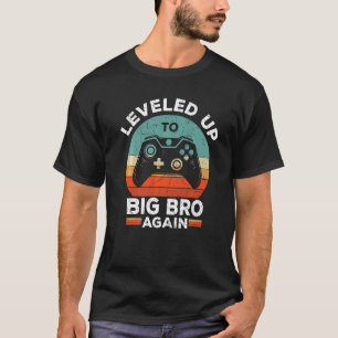 Leveled Up To Big Brother Again Promoted To Big Br T-Shirt