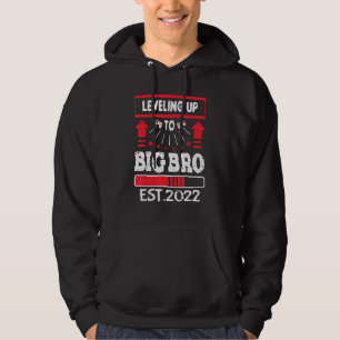 Leveled Up To Big Brother Est2022 Promoted To Big  Hoodie