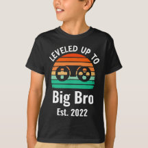 Leveled up to - Big brother Funny Vintage gamer