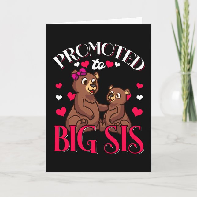 Leveled up to big sis - Promoted to Big Sister Card (Front)