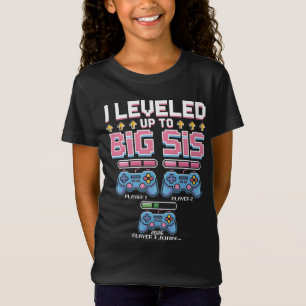 Leveled Up To Big Sister Again 2026 Video Game T-Shirt