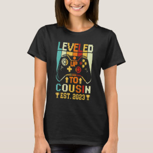 Leveled Up To Cousin 2023 I'm Going To Be A Big Co T-Shirt