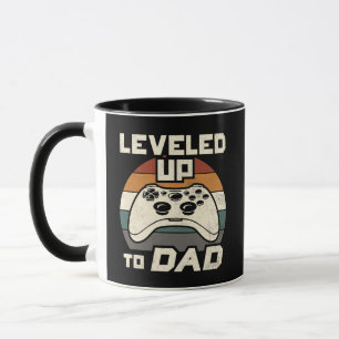 Leveled Up To Dad Retro Gamer Controller Mug