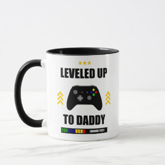 Leveled Up To Daddy Mug