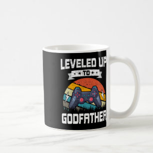 Leveled Up To Godfather Video Gamer Gaming 4  Coffee Mug