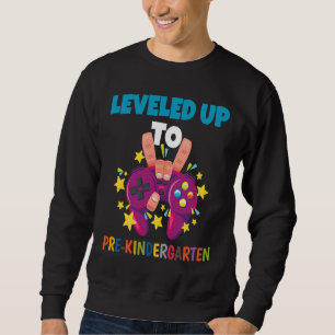 Leveled Up To Pre Kindergarten Gamer Kid Graduate Sweatshirt