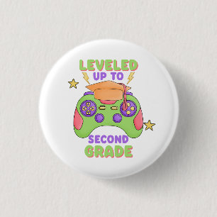 Leveled Up to Second Grade Button