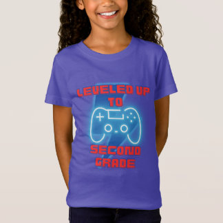 Leveled Up to Second Grade Gamer Back To School T-Shirt