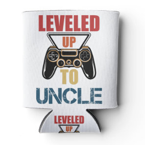 Leveled Up To Uncle New Uncle T-Shirt New Uncle Can Cooler