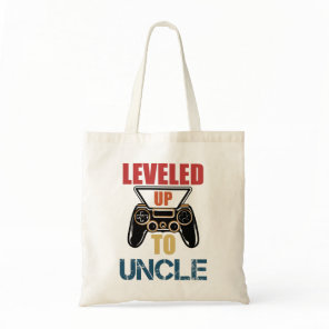 Leveled Up To Uncle New Uncle T-Shirt New Uncle Tote Bag