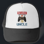 Leveled Up To Uncle New Uncle T-Shirt New Uncle Trucker Hat<br><div class="desc">Leveled Up To Uncle New Uncle Gift Leveled Up To Uncle T-shirt Pregnancy Announcement New Uncle Shirt Uncle Announcement Reveal to Uncle T-Shirt Uncle To Be funny, uncle, gamer, vintage, gaming, geek, daddy, dad, family, level up, leveled up, announcement, uncle to be, brother, leveled up to uncle, new uncle, fathers...</div>