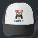 Leveled Up To Uncle New Uncle T-Shirt New Uncle Trucker Hat<br><div class="desc">Leveled Up To Uncle New Uncle Gift Leveled Up To Uncle T-shirt Pregnancy Announcement New Uncle Shirt Uncle Announcement Reveal to Uncle T-Shirt Uncle To Be funny, uncle, gamer, vintage, gaming, geek, daddy, dad, family, level up, leveled up, announcement, uncle to be, brother, leveled up to uncle, new uncle, fathers...</div>