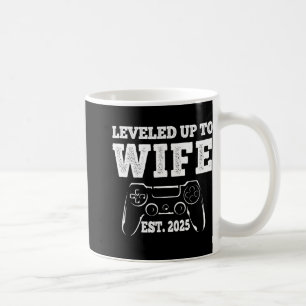 Leveled Up To Wife 2025 Funny Just Married Gamer T Coffee Mug
