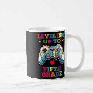 Leveling Up To 5th Grade Autism Gamer Ck To School Coffee Mug