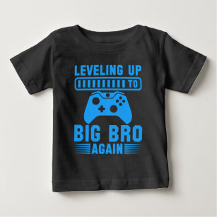 Leveling Up To Big Bro Again Baby T-Shirt