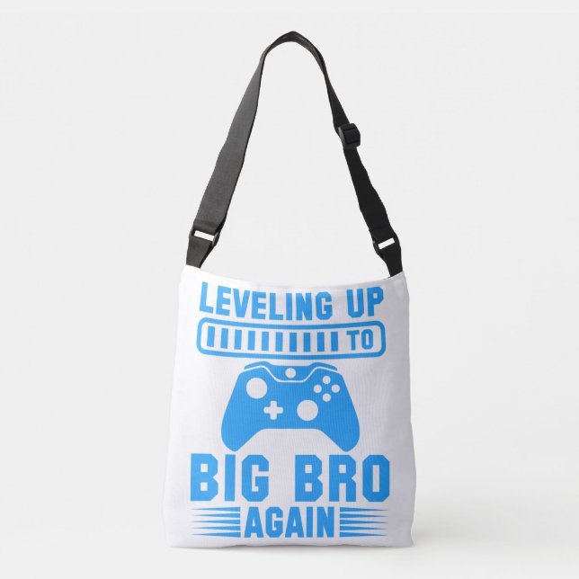 Leveling Up To Big Bro Again Crossbody Bag (Front)