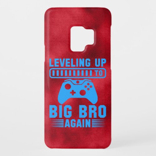 Leveling Up To Big Bro Again Red and Blue  Case_Mate Samsung Galaxy S9 Case