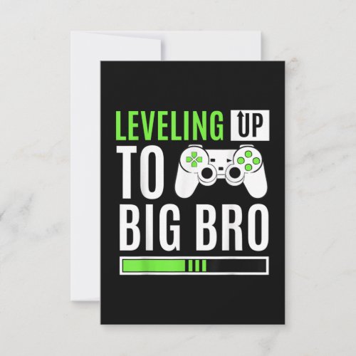 Leveling Up To Big Bro Gamer Baby Announcement
