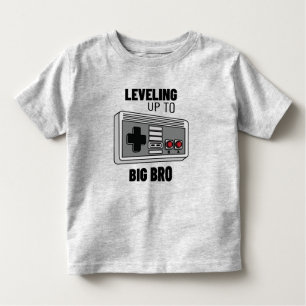 Leveling Up To Big Bro Gamer Toddler T-shirt