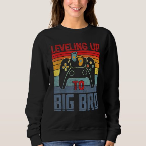 Leveling Up To Big Bro Promoted To Big Brother Gam Sweatshirt