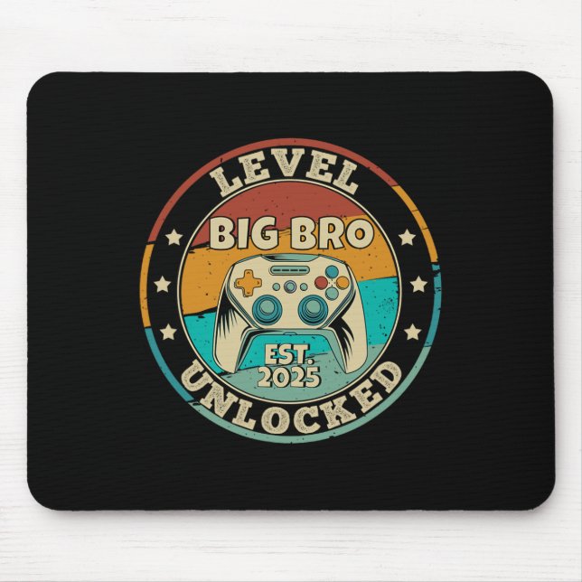 Leveling Up To Big Brother 2025 Level Unlocked Vid Mouse Pad (Front)