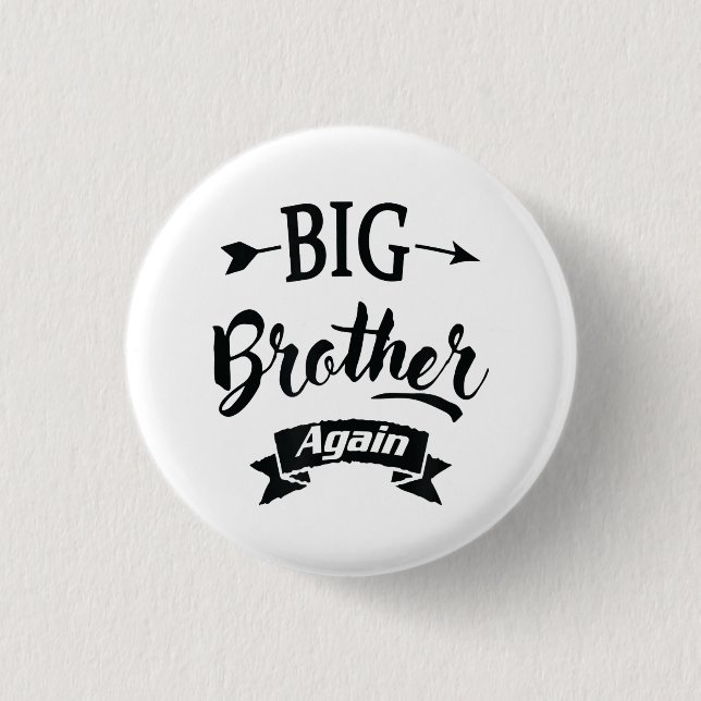 Leveling up to Big Brother Again 2022 Pregnancy Button (Front)