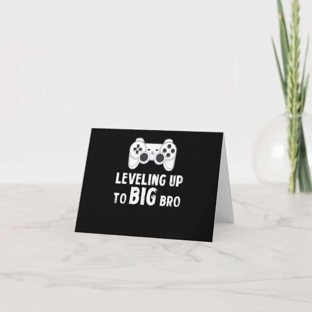 Leveling Up To Big Brother Card (Front)