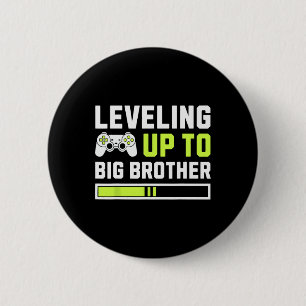 Leveling Up To Big Brother - Funny Gamer For Men K Button