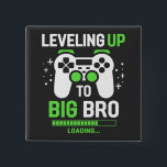 Leveling Up To Big Brother Gaming Square Button<br><div class="desc">Leveling Up To Big Brother Gaming Baby Gender Announcement design Gift Square Button Classic Collection.</div>