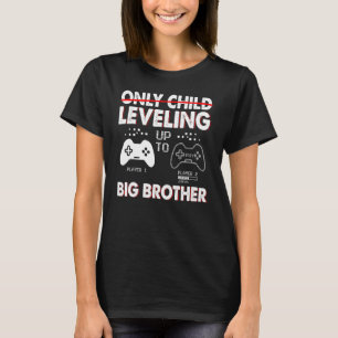 Leveling Up To Big Brother Pregnancy Announcement T-Shirt
