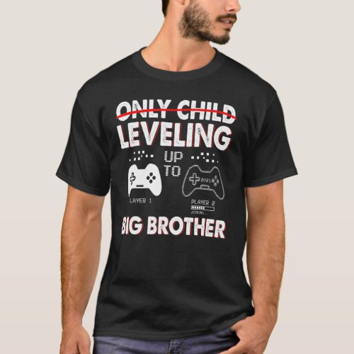 Leveling Up To Big Brother Pregnancy Announcement  T_Shirt