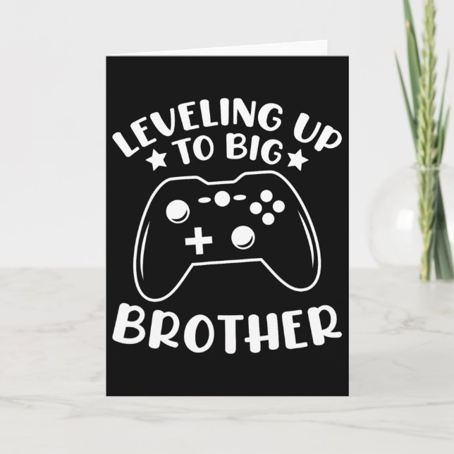 Leveling Up To Big Brother Video Game Controller G Card (Front)