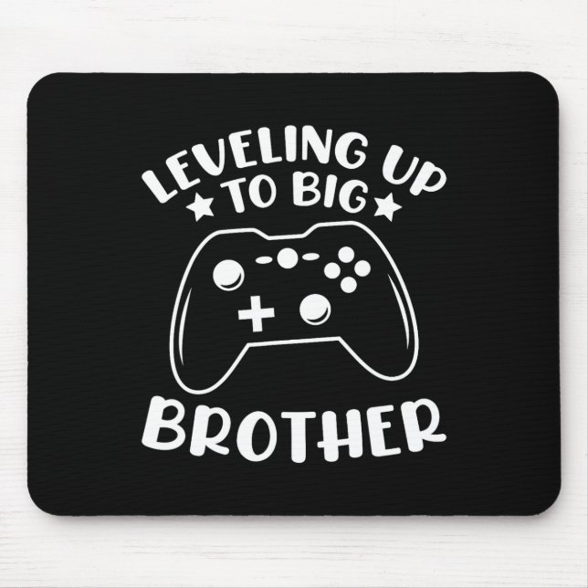 Leveling Up To Big Brother Video Game Controller G Mouse Pad (Front)