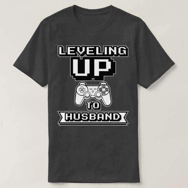Leveling Up To Husband  (37)  T-Shirt (Design Front)