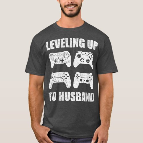 Leveling Up To Husband  75  T_Shirt