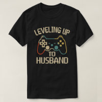 Leveling Up To Husband Gamer Newlywed Groom Gift