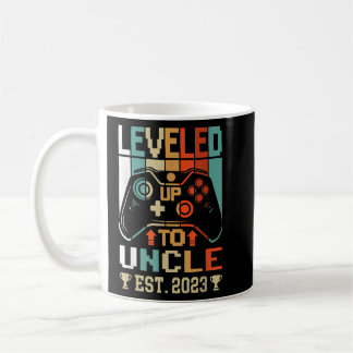 Leveling Up To Uncle 2023 Vintage Promoted To Uncl Coffee Mug
