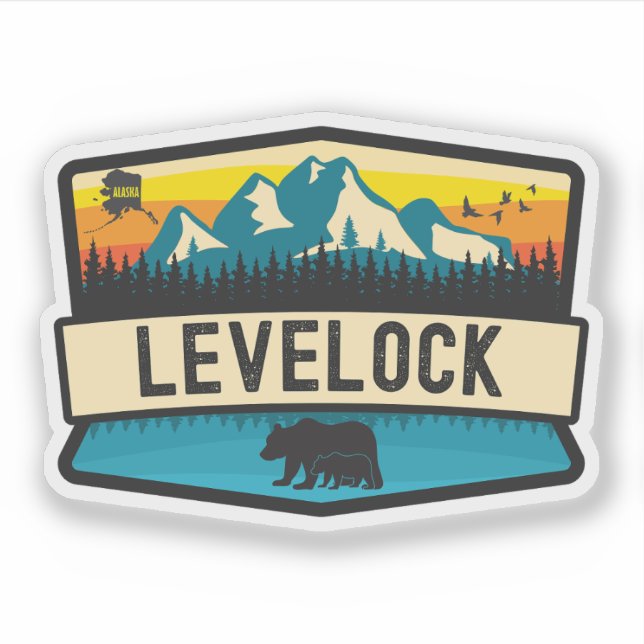 Levelock, Alaska Sticker (Front)