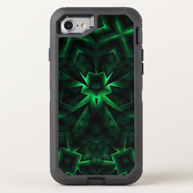 Levels Of Vision In Emerald Green Otterbox iPhone Case (Back)