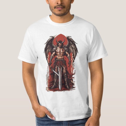 Leverage the Force with our Male Devil Angel T_Shirt